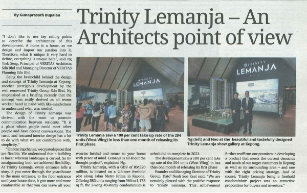 Trinity Lemanja - An Architects Point of View